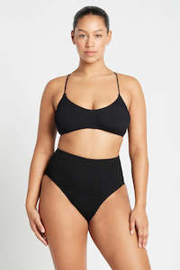 Ladies Swimwear: Bond-Eye Selena Crop Black Eco