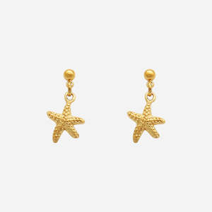 Jewellery: Gallivant Jewellery Starfish Drop  Earrings