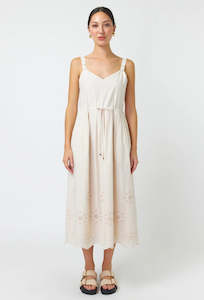 Sylvester Broderie Sundress Chalk