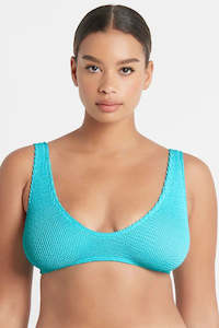 Bound By Bond Eye Swimwear: Bond-Eye Scout Crop Teal