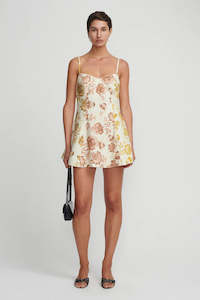 Hansen & Gretel Lucy Mini Dress Gold Nectar