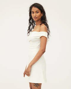 Dominique Healy Vera Mini Dress Ivory