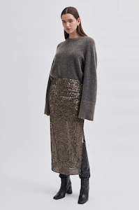 Second Female: Second Female Moonshine Pencil Skirt Brown