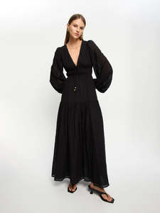 Kivari Annie Maxi Dress Black