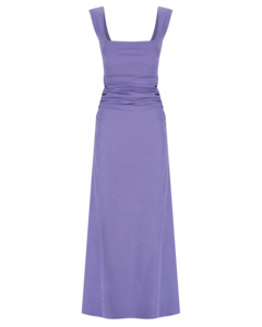 Dominique Healy: Dominique Healy Naia to the Floor Dress Iris