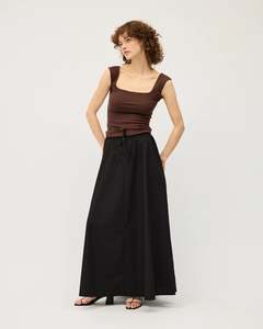 Dominique Healy Naia Tank Chocolate