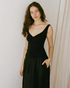 Dominique Healy Jill Singlet Black