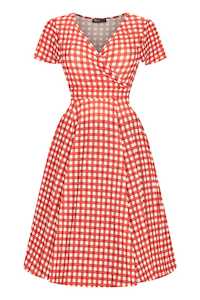 Heart Gingham Lyra Dress