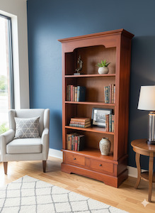 Classic Solid Wood Display Unit with Drawers – Factory Seconds