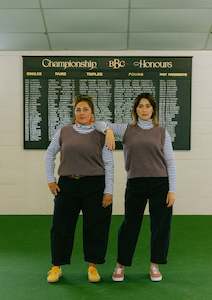 Pants: Cord Barrel Leg Pant - Navy