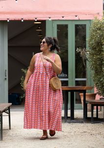 Reverie Reversible Dress - Long Lines Peaches