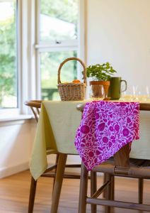 Home: Nouveau Pink Cotton Line Napkins