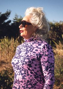 Rollers: Roller Turtleneck - Bouquet Rose