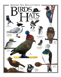 Aotearoa New Zealand Native Birds In Hats – PDF – Two Ruru