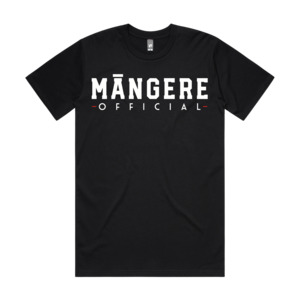 Black Māngere Official T-Shirt