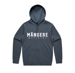 Mangere Official: Petrol Blue Māngere Official Hoodie