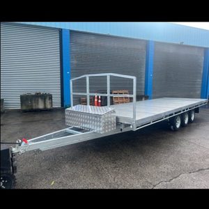 Products: Tri Axle 6 x 2m Flat Deck Trailer (3500kg) GVM