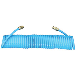 Hoses Reels: Self Store Hose 3/8" X 25Ft Ampro Blue