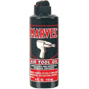 Lubricants Oils: Marvel Air Tool Oil (4Oz Bottle)