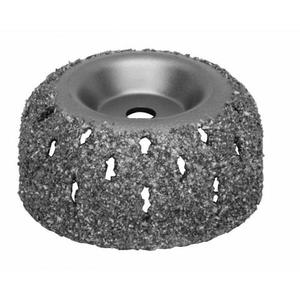 Buffing Grinding: Cup Rasp 3 In Vented 36 Grit Dualife