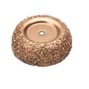 Buffing Grinding: 4" Cup Rasp 16 Grit 3/8 In Arbour Hole