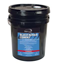 Patch Rubber Black Repair Cement (Hot) (Gallon/4Ltr)  - Made in USA