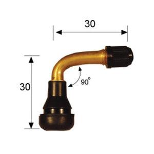 Rubber Snap In Valves: Tr412 90' Rubber Snap In T/L Valve