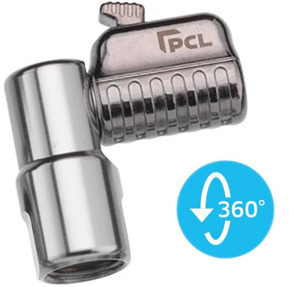 Pcl: Pcl Auto Chuck Angled Swivel 1/4" Bsp Female