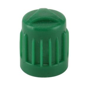 Valve Cap - Green Plastic (100)