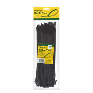 Cable Ties: Cable Ties Black (100) 300 X 4Mm