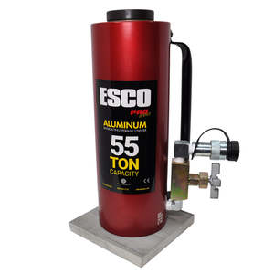 Bottle Jacks: Esco 55 Ton Tall Air/Hyd Aluminium Jack (10" Stroke)