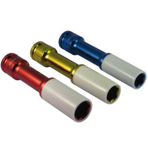 Impact Sockets: 17Mm X 1/2Dr 150Mm Long Impact Socket W/Sleeve