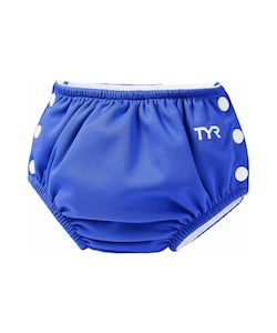 Youth Swimwear: TYR Adjustable Swim Diaper - Blue