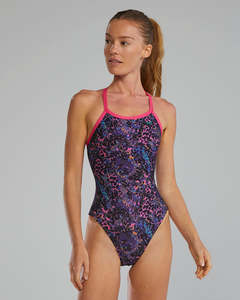 Products: TYR Women's Stipple Diamondfit Swimsuit - Petunia