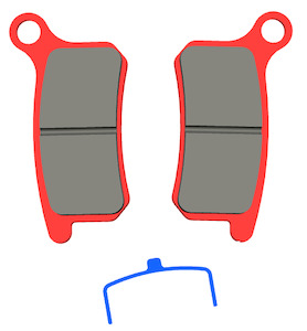 Brake Pads, LC Compound ASSY with spring, SYS 2, 3.0 mm