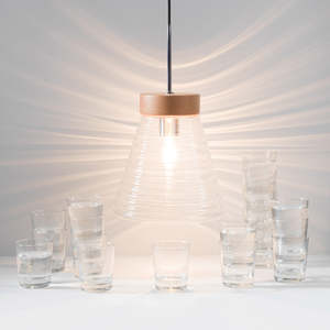 pendant light: Ripple Clear Pendant