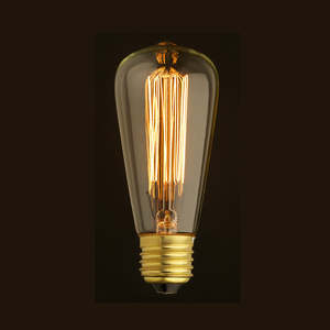 Bulbs: Vintage Edison Bulb Teardrop E27