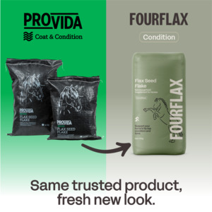 Four Flax: Equine Flax Seed Flake