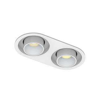 UTELESCOPE-2BLK/WH-3CCT   TELESCOPE 2 x 12W LED Adjustable Downlight