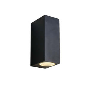 UOW044-BLK/SLV 240V Square Up & Down Exterior Wall Light