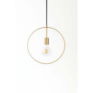 UPANELLO4/5-GD/BLK    ANELLO Round Metal Pendant Light
