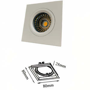 U3016B-WH  OPTIC DOWNLIGHT FRAME
