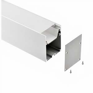 ULINEAR-5070-BLK/WH   Surface mounted or suspended aluminium extrusion