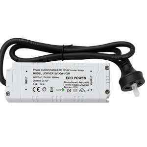 Led Drivers: UDRIVER12V-30W-I-DIM  LED Dimmable Driver Indoor 12V 30W