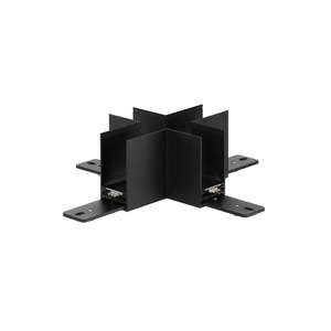UMAG-CROSS-CNR-BLK/WH   Magnetic track Corner  For Surface Mounted Installation