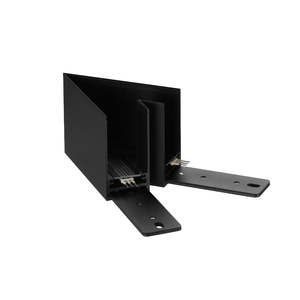 UMAG-45D-CORNER-BLK/WH  Magnetic track Corner  For Surface Mounted Installation