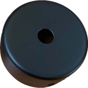 UPLATE80-BLK/WH   Surface mount 1 hole plate Ø80