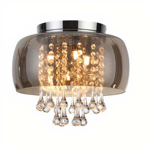 Ceiling Mounted: UCM-PULSAR  Round Crystal Ceiling Mount