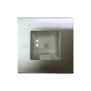Wall Light: UHD253-CH/SN   12V Square Recessed Interior Stairway Wall Light