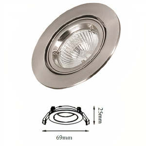 U3018S-MCH/WH  MR11 Globe Downlights Frames